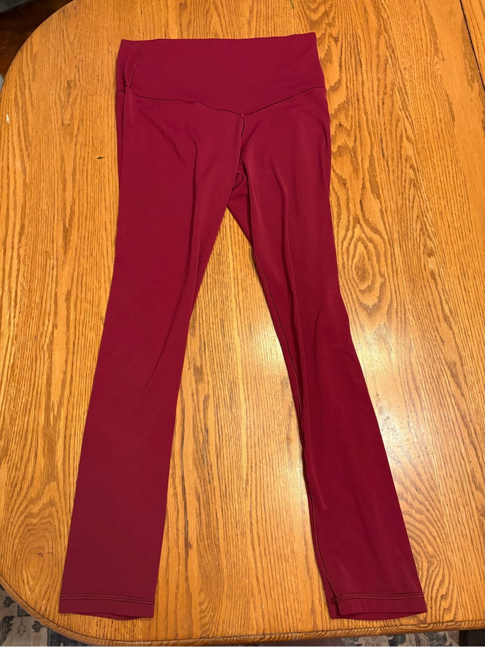 aerie Burgundy High-Waist Leggings